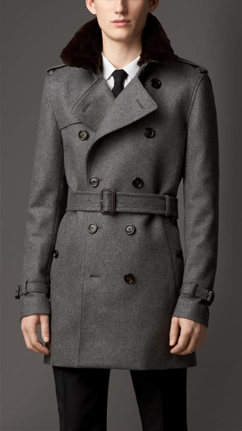 cashmere burberry trench coat|Burberry cashmere coat men's.